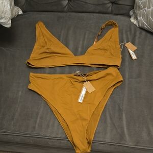 SKIMS Mustard Bikini Set